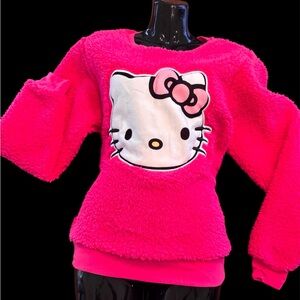 Hello Kitty hot pink pullover size large
